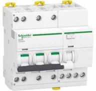 Disjoncteur différentiel 40A 3P+N - 30mA type A-SI - Courbe C