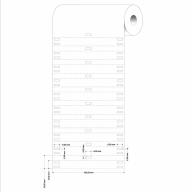 Etiquette BRADY BBP11/BBP12 B-109 - 100x12mm Blanc /Qté 1000