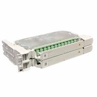 Tiroir pivotant fibre optique 19'' 2U 96FO SC/APC G.657A2