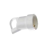 Prolongateur blanc fiche 2P+T 16A à vis LEGRAND 050421
