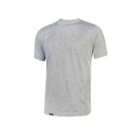 Tee-shirt basic coton jersey 140g/m² MC gris U-POWER T.S