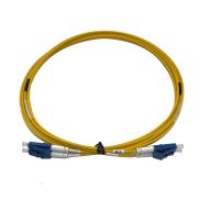 Cordon fibre optique duplex monomode 9/125 LC/LC - 2 m - Short Boots