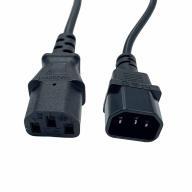 Rallonge secteur PC C13/C14 noir Lg 3m - Accessoire réseau professionnel