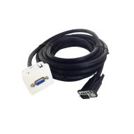 Plastron 45x45 HD15 F vers câble HD15 M - AWG28 - 20m - Connectique réseau B2B