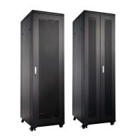 UPTEC - Baie 19" 47U 800x1000 (800Kg) portes AV perfo AR double perfo