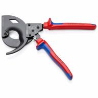 Coupe-câbles à cliquet jusqu'à Ø60mm/600mm² KNIPEX - lg 320mm