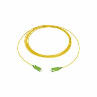 Jarretière optique simplex SC/APC-SC/APC G.657A2 Ø2,0mm Jaune Lg 20m