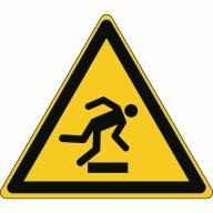 Etiquette de sécurité ISO BRADY - Danger Trébuchement /Qté 3