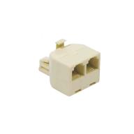 Adaptateur fiche RJ45/2xRJ45