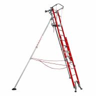 Échelle avec plateforme de travail fibre Aérostep AUDINNOV - Hauteur 6m