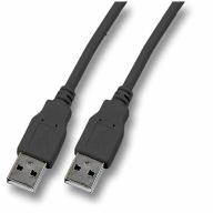 Cordon USB 2,0 ALgA M / M Noir Lg 1m