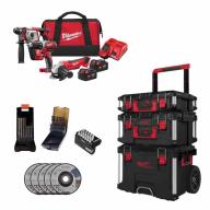 Tripack MILWAUKEE Access + Trolley PACKOUT 3 en 1