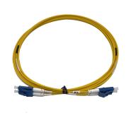 Cordon FO Duplex monomode 9/125 LC / LC - 50m - Short Boots