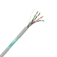 HsD -Câble monobrin Cat5e F/UTP - 4 paires Gris LSZH Eca AWG24 - 500m