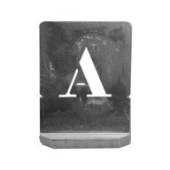 Jeu lettres à pocher ht 25mm