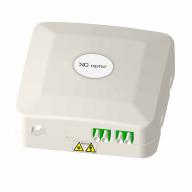 Boîtier hybride - 4FO LCA - 2x Cu XG-optic pour liaison hybride fibre et énergie - Réf 1002928