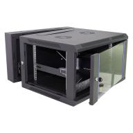 UPTEC - Coffret mural pivotant 19" 6U 600mm - 3 parties