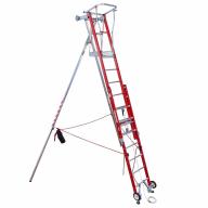 Échelle avec plateforme de travail Aérostep AUDINNOV - Hauteur 3,2m