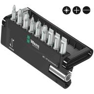 Coffret de 9 embouts + porte-embout WERA - Plat / PH / PZ