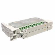 Tiroir pivotant épissurage 19'' 2U 72FO LC/APC G.657A2