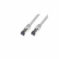 Cordon RJ45 CAT8 S/FTP AWG24 LSZH Gris Lg 0,15m