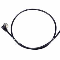 Bretelle ½" Superflexible 7/16 mâle coudé - 4.3/10 mâle 0,5m