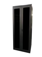 UPTEC - Baie 19" 42U 800x800 charge 800kg porte avant double vitrée - Infrastructure 19 pouces professionnelle