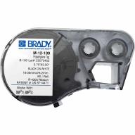 Étiquettes non-adhésives BRADY BMP51/M511 B-109 - 19,05 x 76,20mm Noir sur blanc - Boite de 80