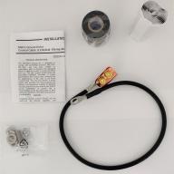 Kit de mise à la terre en cu préformé, pr câble coaxial superflex1/2"