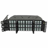 Tiroir 19" polymère 3U 144FO SCAPC G.657A2 ouv. gauche (982218)