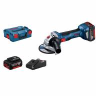 Meuleuse angulaire sans fil BOSCH GWS 18V-7 + 2 batt. 4Ah