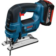 Scie sauteuse BOSCH sans fil GST 18 V-LI B Li avec 2x4Ah