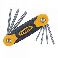 Jeu de 7 clés Torx percées T10 à T40