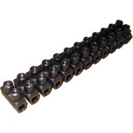 Barrette de connexion domino Nylbloc noir 10mm ² - Quantité 10