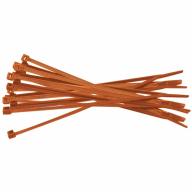 Collier de serrage nylon orange - 100 x 2,5mm - Quantité 100