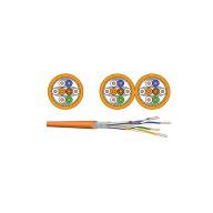 DRAKA - Câble monobrin - Cat7 S/FTP - 2x4 paires LSHF - 500m - Accessoire réseau professionnel