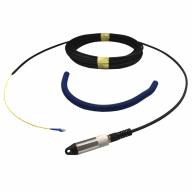 BRK préconfectionné 1 fibre optique LCU-R2CT/LCU G.652D avec fanout 2,0 m – câble 20,0 m