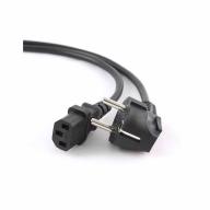 Cordon secteur 2P+T coudé / C13 droit 3x1mm² Lg 3m