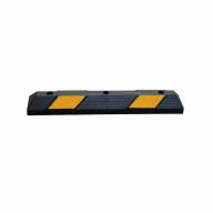 Butée de parking noire en caoutchouc 85cm