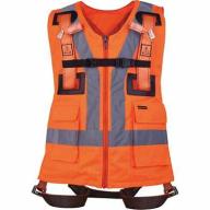 Harnais 2 pt accroche + gilet haute visibilité Orange Classic T.XL/XXL