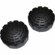 Jeu 2 pieds caoutchouc pour échelle télescopique Classico 3,30m