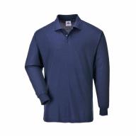 Polo ML bleu marine 210g/m² T.M