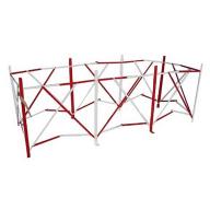 Garde-fou Aluminium 2,50m x 1m - Hauteur 90cm