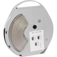 Feuillard inox AISI304 Telenco 1/2" x 0,4mm - Rouleau de 50 mètres