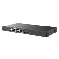 REYEE - Switch 16 ports PoE+ Giga+ 2 combo 247W RG-ES118GS-P-L
