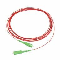 Cordon optique orange SC/APC Ø 1,6 mm rouge longueur 1 m
