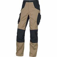 Pantalon de travail beige / noir - genoux préformés Optima T.M
