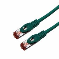 Cordon RJ45 CAT6A SSTP LSZH Vert Snagless avec fiche de test Lg 10m