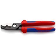 Coupe-câbles bi-matière pour Ø20mm/70mm² KNIPEX - lg 200mm
