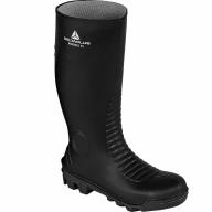 Bottes sécurité PVC noir semelles PVC nitrile S5 SRA Classic T.38